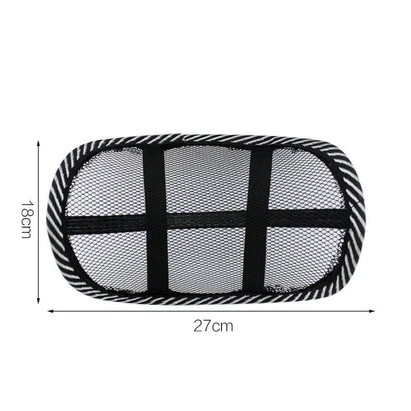 Car Headrest Summer Air Mesh Mini Car Pillow Breathable Cool Neck Pillow
