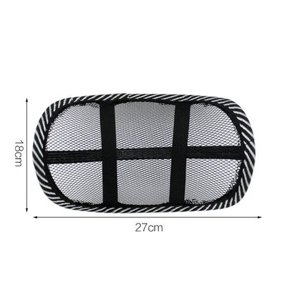 Car Headrest Summer Air Mesh Mini Car Pillow Breathable Cool Neck Pillow