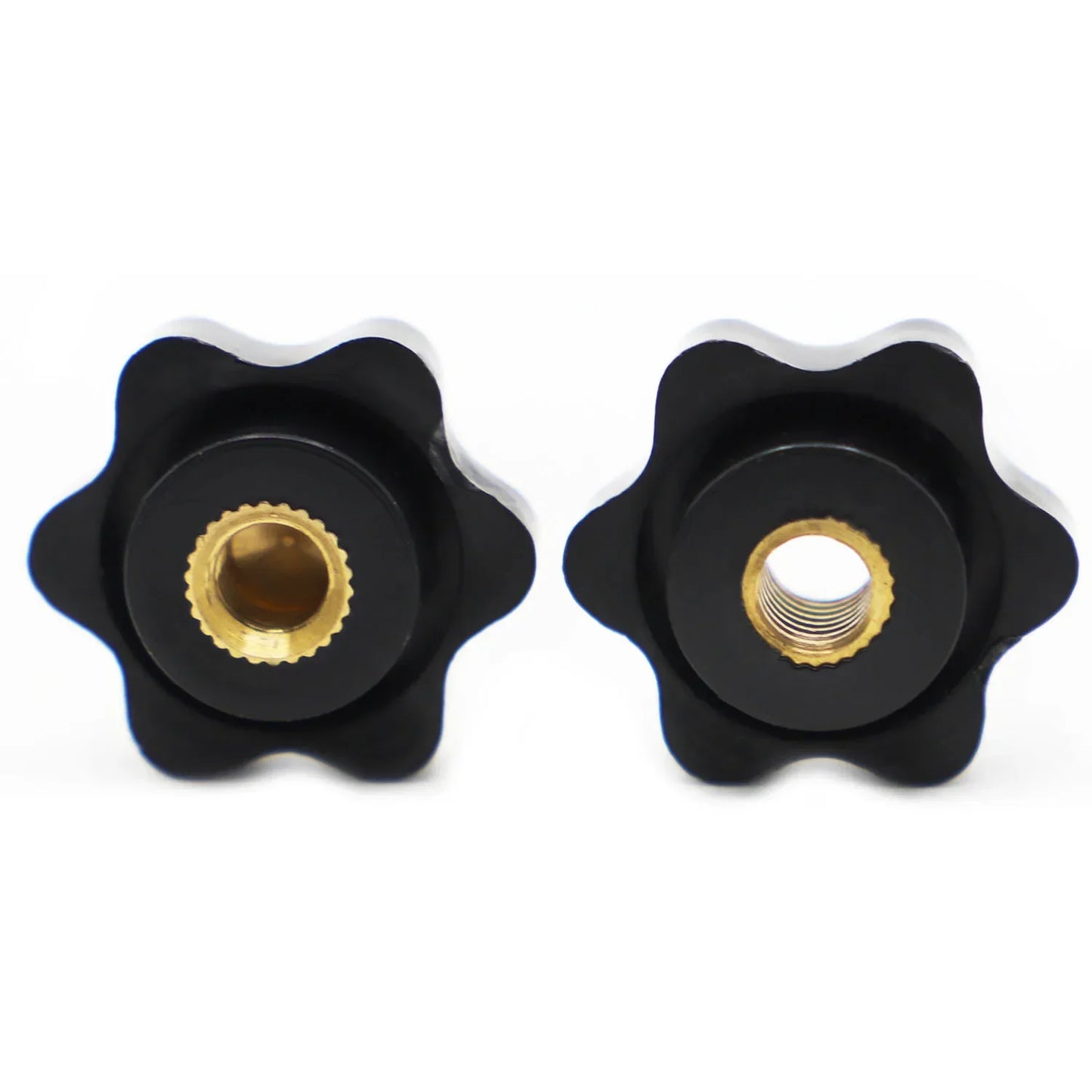 M4 M5 M6 M8 M10 Black Plum Bakelite Hand Tighten Nuts Handle Thread Star Mechanical Thumb Nuts Clamping Knob Manual Nuts