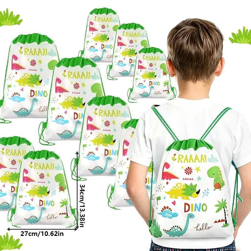 Dinosaur Party Favors Slap Bracelets Straws Rings Key Chains for Kids Birthday Gifts Girl Boy Toys Dinosaur Themed Supplies