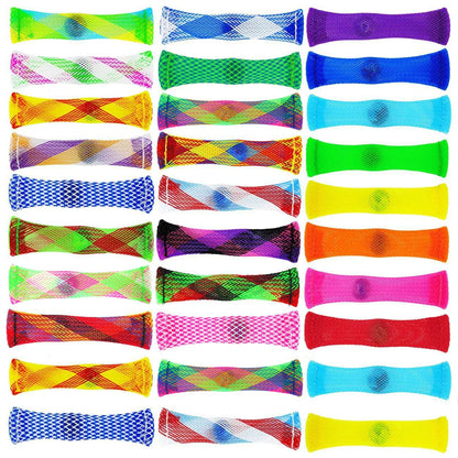 5-30pcs Marble Mesh Fidget Sensery Toys For Autism And ADHD Fingertip toy Release anxiety stress toy Adult children Party Favors