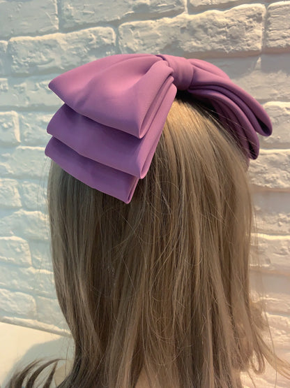 High Quality Hair Clip Hair Bows Girl Women Solid Pink Black Multi Layer Hair Pin Korean Fashion Pinches for Hair Accessories