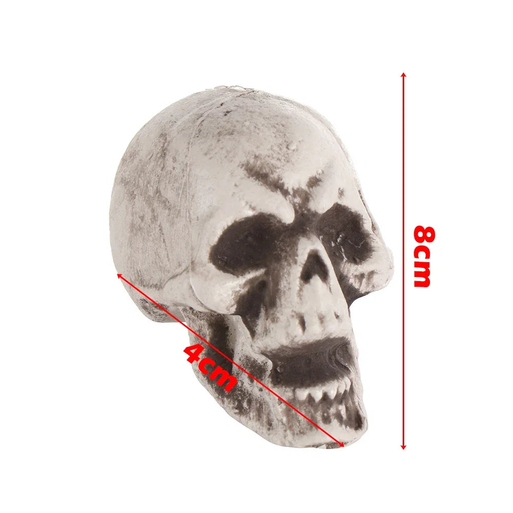 All Size Human Skull Head Skeleton Hanging Skull Halloween Style Photo Prop Home Event Party Decoration Game Supplies
