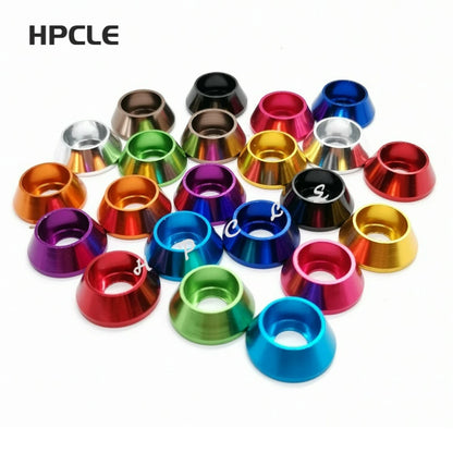 2-10pcs aluminum washer m2 m2.5 M3 M4 M5 M6 M8 M10 Corlorful Aluminum Alloy Cap Head Gasket washers for RC parts