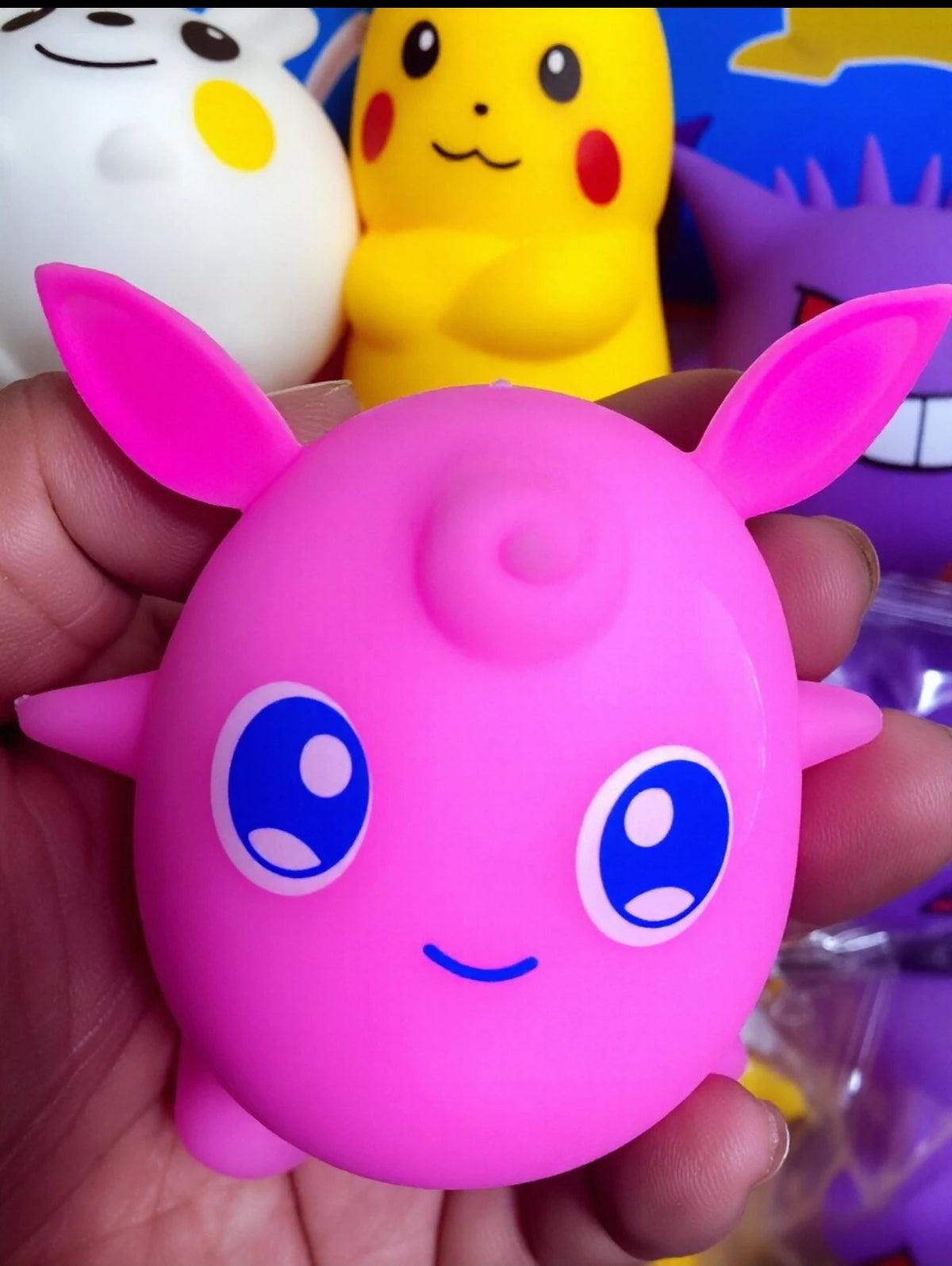 Cute Pokemon Cartoon Pikachu Squeeze Rebound Pinch Music Suitable for Fans to Relieve Stress Knead Figurines Party Gift