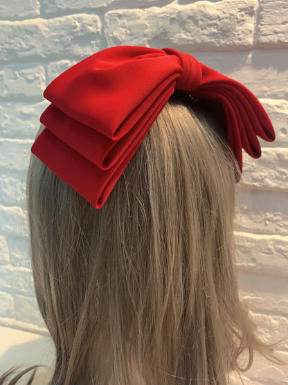 High Quality Hair Clip Hair Bows Girl Women Solid Pink Black Multi Layer Hair Pin Korean Fashion Pinches for Hair Accessories