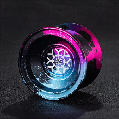 Fashion 10 Ball Bearing Metal Yoyo Alloy Aluminum Unresponsive Yo Yo Toys Professional Spinning String Yoyo Ball Children's