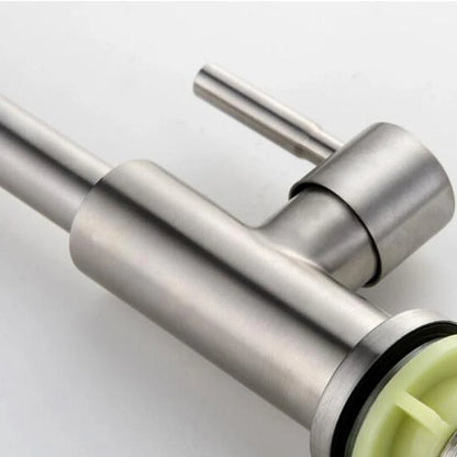 304 Stainless Steel Kitchen Faucet Water Purifier Single Cold Water Tap Deck Mounted Kitchen Sink Faucet