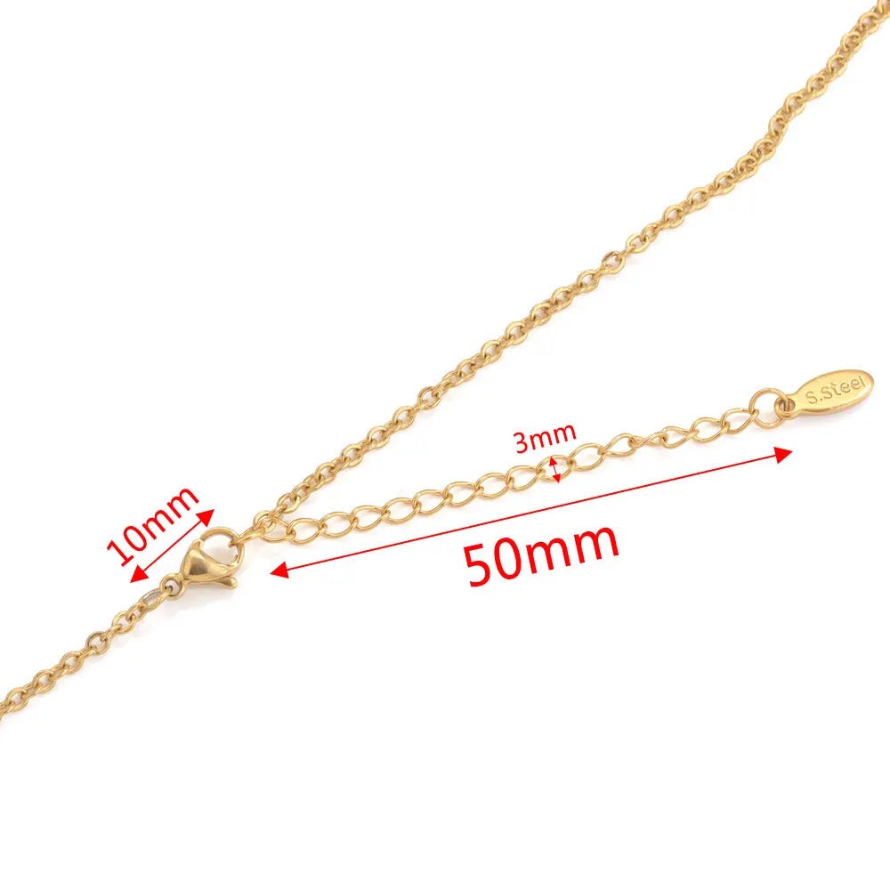 10pcs Stainless Steel Extension Extended Tail Chains With Lobster Clasps For Bracelet Necklace DIY Jewelry Making Supplies