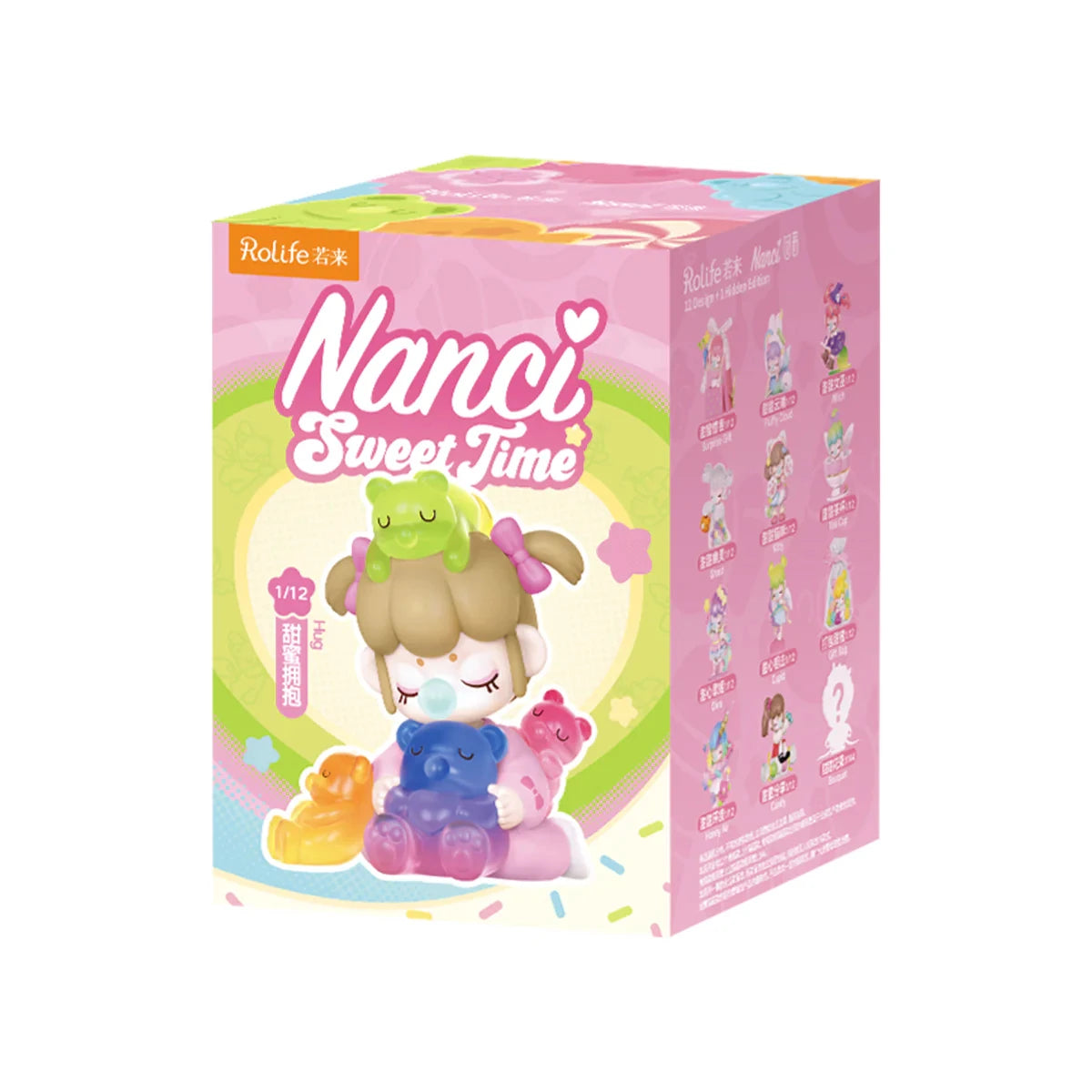 Rolife Nanci Blind Box Nanci's Sweet Time Action Figure Collectible Doll Toys Surprise Box for Kids Friends Adults