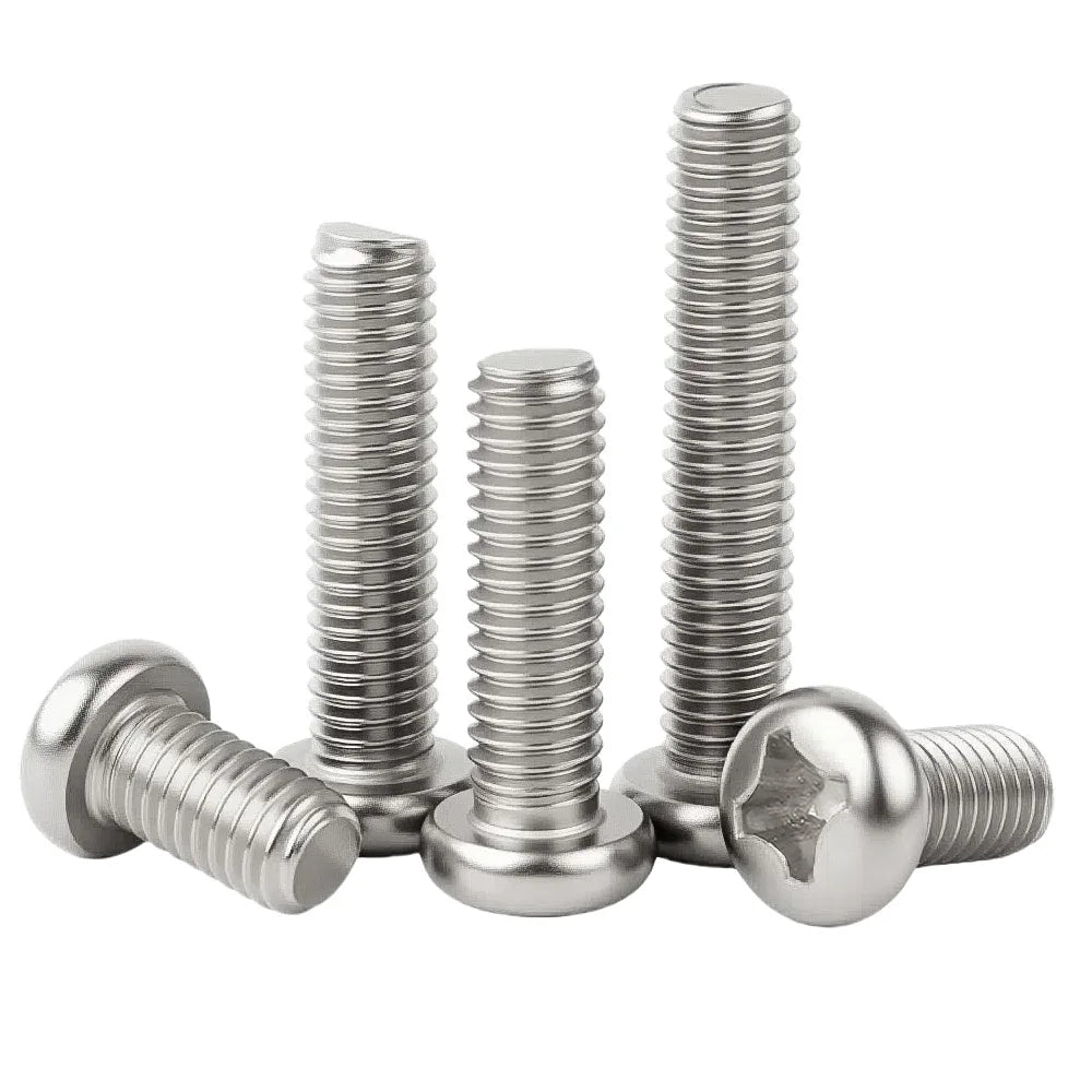 M1.6 M2 M2.5 M3 M3.5 M4 M5 M6 M8 Stainless Steel Cross Recessed Pan/Countersunk Head Screw Phillips TV Computer Furniture Bolts