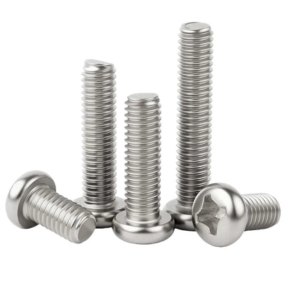M1.6 M2 M2.5 M3 M3.5 M4 M5 M6 M8 Stainless Steel Cross Recessed Pan/Countersunk Head Screw Phillips TV Computer Furniture Bolts