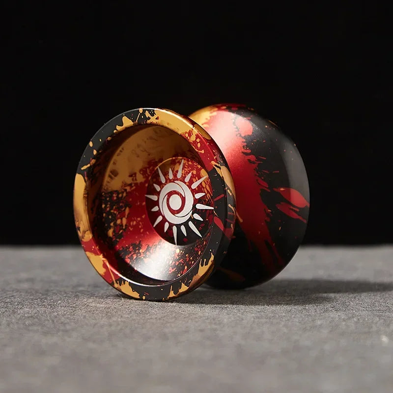 Yoyo Professional Magic Yoyo Metal Yoyo With 10 Ball Bearing Alloy Aluminum High Speed Unresponsive Yoyo Classic Toys For Kids
