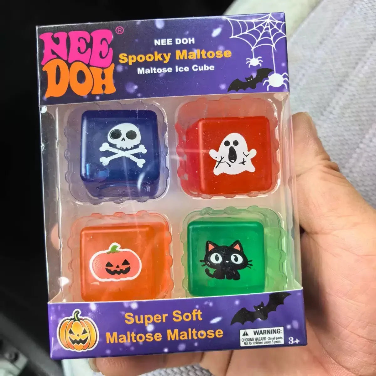 @Schylling Needoh Nice Cube Sensory Nice-Sicle Stress Relief Squishy Cube Anti-Anxiety Squeeze Object For Focus ADHD Population