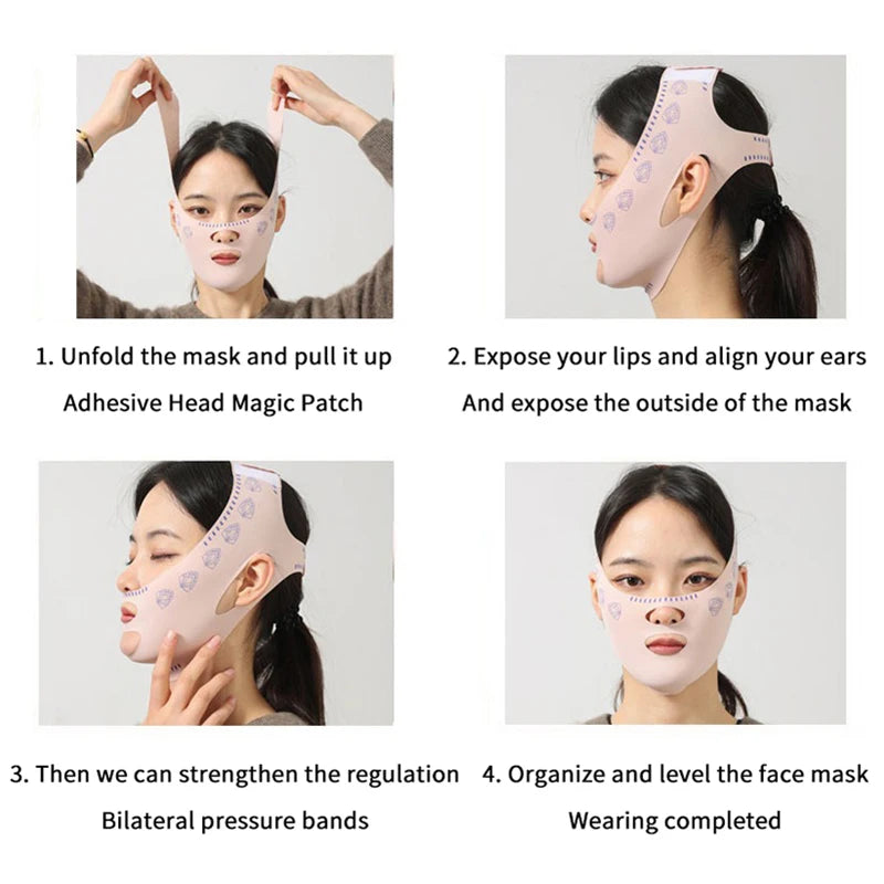 Face Slimming Bandage Women Face Lifting V Line Shaper Chin Cheek Lift Up Belt Anti Wrinkle Strap Facial Beauty Skin Care Tools