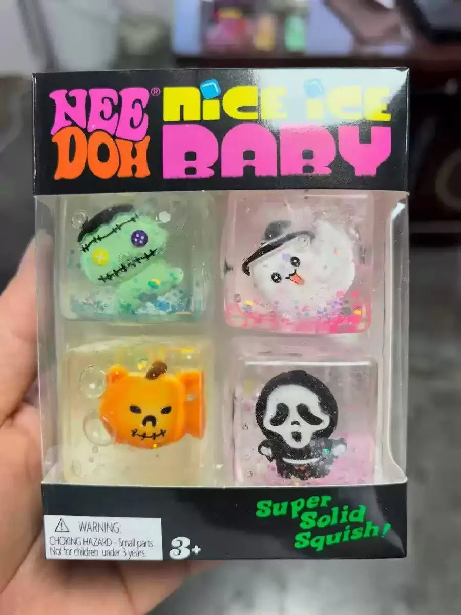@Schylling Needoh Nice Cube Sensory Nice-Sicle Stress Relief Squishy Cube Anti-Anxiety Squeeze Object For Focus ADHD Population