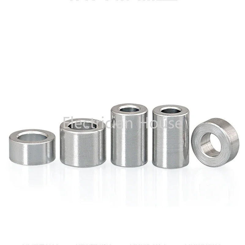 5/10/20pcs M3 M4 M5 M6 M8 Aluminum Alloy Flat Washer Gasket CNC Sleeve Non-threaded Stand-off Spacer for RC Model Part
