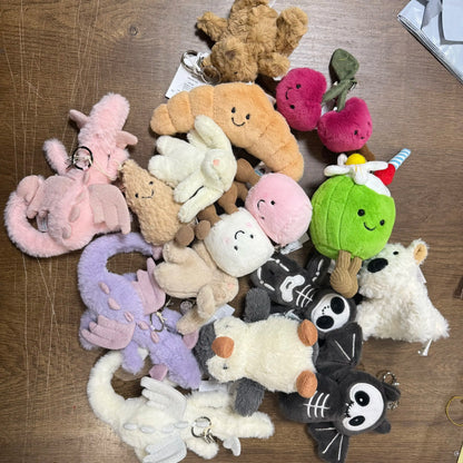 Cute Keychain Plush Toys, Cute Cotton Candy Plush Toys, Cartoon Dolls, Home Decorations, Cute Bag Hangings, Birthday Gifts S