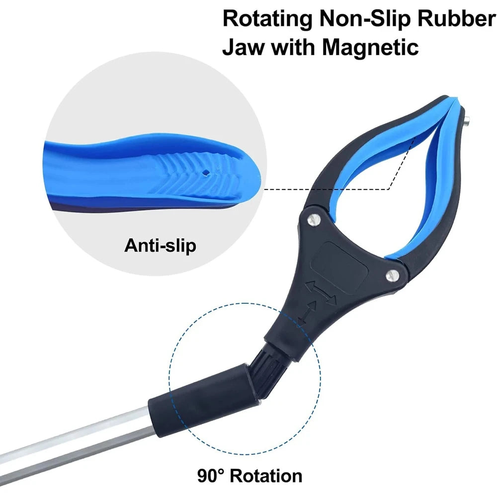 Garbage Picker Gripper With 360 ° Rotating Clip 32 Inch Lightweight Heavy-Duty Elderly Gripper Elderly Grabbing Tool