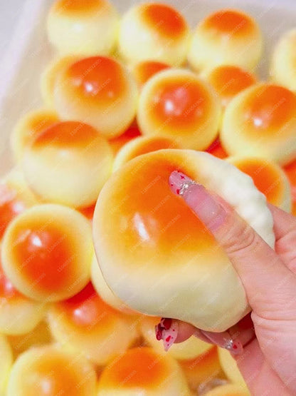 Crunchy Tofu Stress Ball Shapeable Food-shaped Squeeze Ball ASMR Sensory Anti Stress Fidget Classroom Toys for Adults Christmas