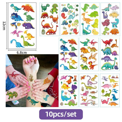 Dinosaur Party Favors Slap Bracelets Straws Rings Key Chains for Kids Birthday Gifts Girl Boy Toys Dinosaur Themed Supplies