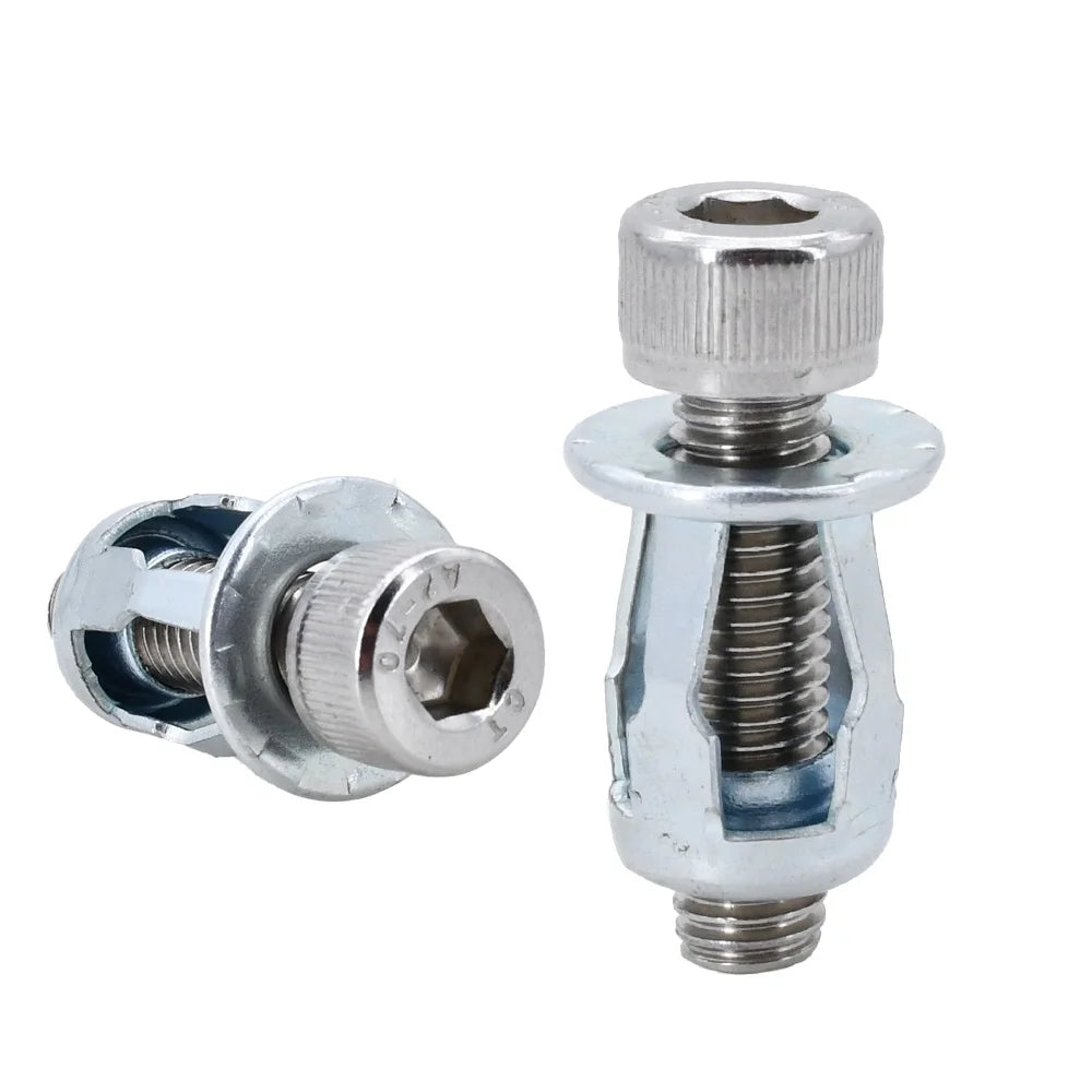 20/30/50Pcs Petal Shape Rivet Nut Screw Bolt Kit Expansion Metal Rivetnut Panel License Plate Clamp Lock Jack Nuts M4 M5 M6 M8