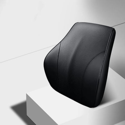 3D Nappa Leather Memory Foam Headrest Car Neck Pillow Support Neck Rest Pillow for Car Pain Relief Travel Neck Support