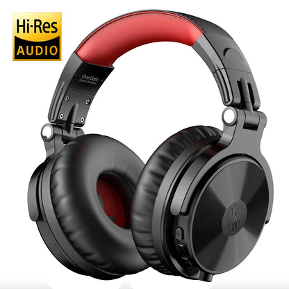 Oneodio Pro-C Bluetooth Wireless Headphones With Mic 110Hr Hi-Res Over Ear Bluetooth 5.2 Headset Earphone For Phone PC Sports