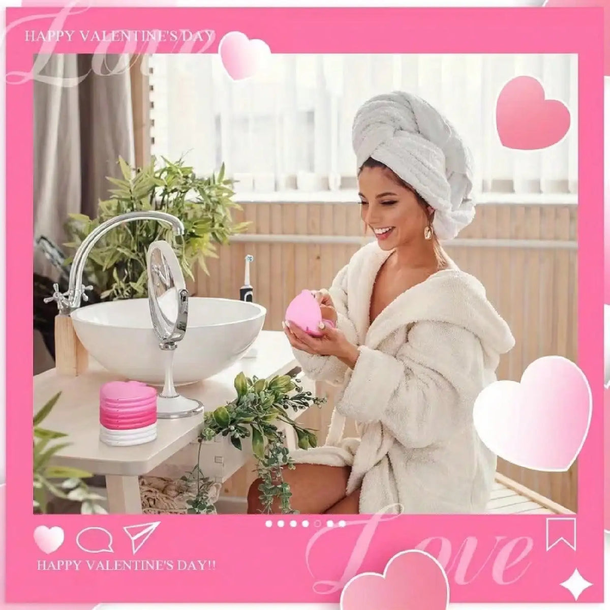 Valentine Mirror Bulk Gifts Heart Shaped Mini Pocket Small Folding Makeup Portable Travel Heart Purse Hand Mirror for Gifts