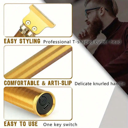 Rechargeable Hair Clipper Barber Professional Electric Hair Trimmer Shaver Trimmer Beard 0mm Men Hair Cutting Machine For Men
