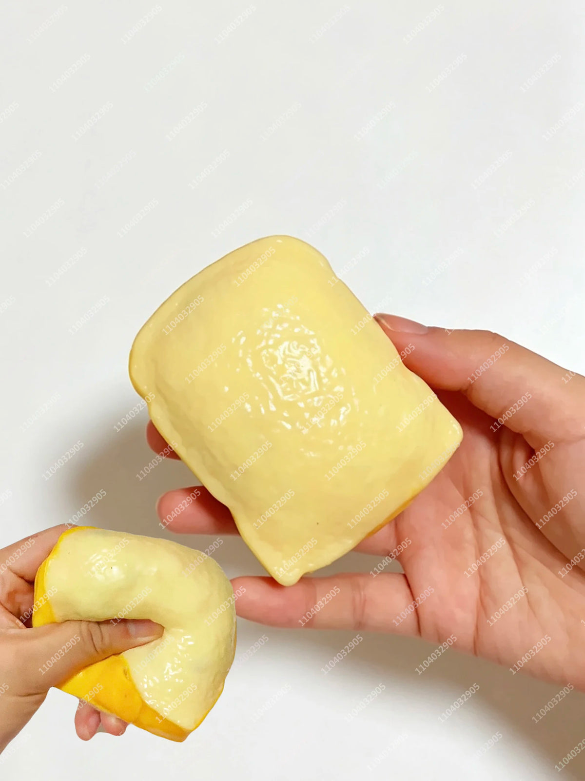 Crunchy Tofu Stress Ball Shapeable Food-shaped Squeeze Ball ASMR Sensory Anti Stress Fidget Classroom Toys for Adults Christmas