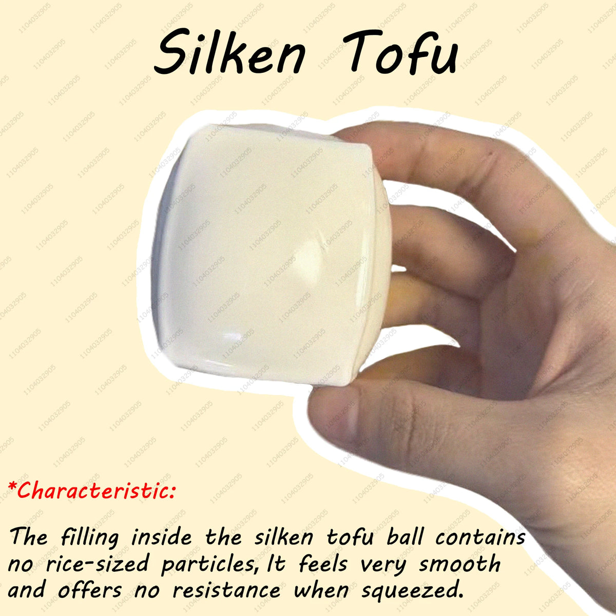 Crunchy Tofu Stress Ball Shapeable Food-shaped Squeeze Ball ASMR Sensory Anti Stress Fidget Classroom Toys for Adults Christmas
