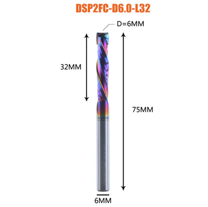 1PC woodwork milling cutter UP & DOWN Cut 2 Flutes Spiral Carbide Milling Tool CNC Router Compression Wood End Mill Cutter Bits