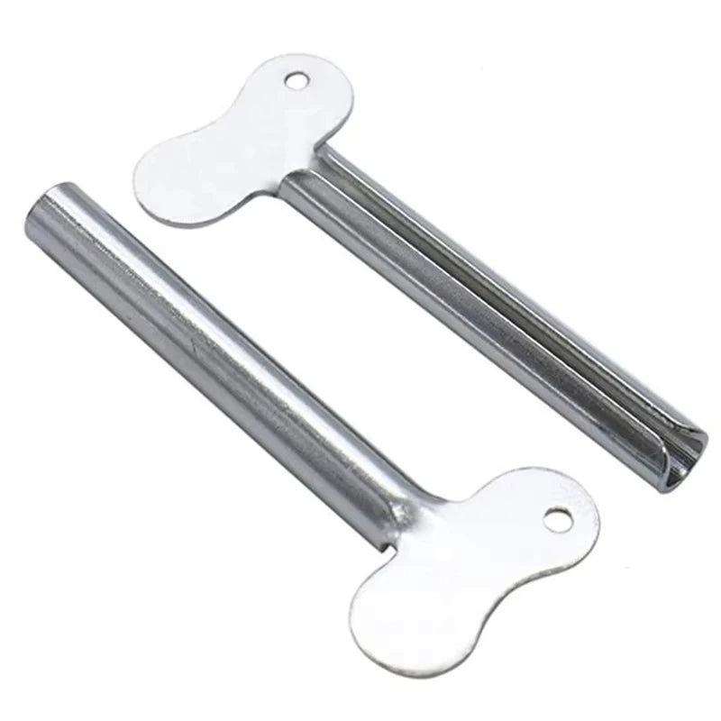 Stainless Steel Toothpaste Tube Squeezers Metal Key Toothpaste Squeezers for Bathroom Hair Dye Cosmetic Tubes Squeezer