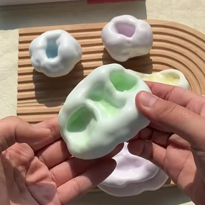 Creative And Soft Stress Relief Ball Diy Rubble Ice Skin Adhesive Handball Desktop Squeezing Soothing Toy Party Birthday Gift