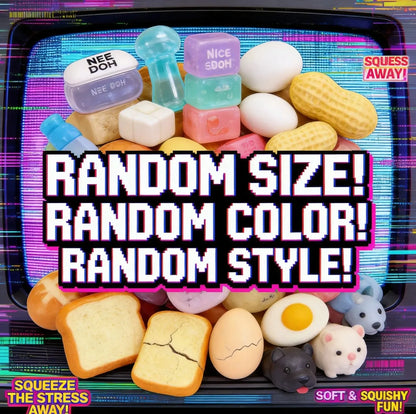 2026 Hot Cute Ocean Squishy Cube Blind Box Random Surprise Squeeze Toys 1Pcs Guaranteed Lucky Stress Relief Fidget Toy Set