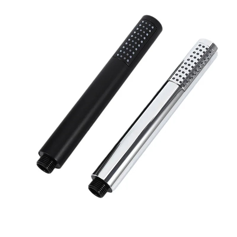 Hand-held Shower Head Plastic Black Bathroom Rainfall Shower Nozzle Aerator High Pressure handheld Shower Head for Bathroom