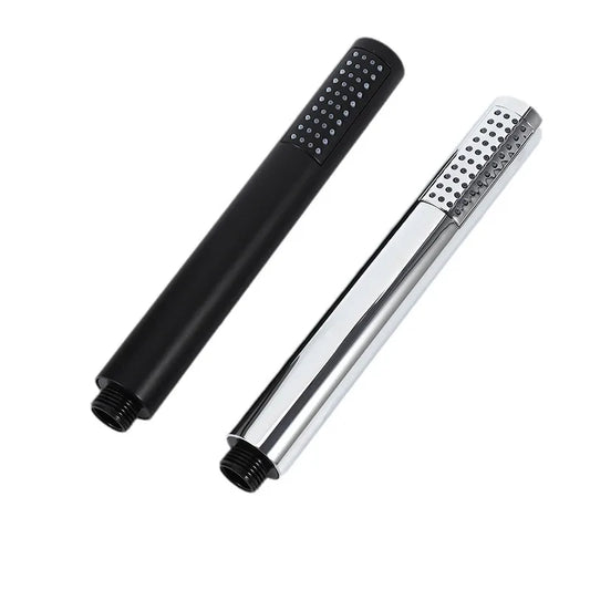 Hand-held Shower Head Plastic Black Bathroom Rainfall Shower Nozzle Aerator High Pressure handheld Shower Head for Bathroom