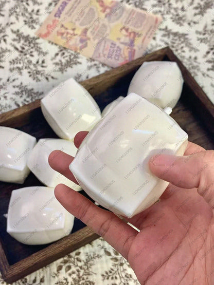 Crunchy Tofu Stress Ball Shapeable Food-shaped Squeeze Ball ASMR Sensory Anti Stress Fidget Classroom Toys for Adults Christmas