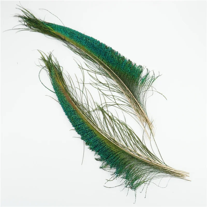 Wholesale Natural Peacock Feathers DIY Table Centerpieces Peacocks Sword Plume Wedding Party Decoration Carnival Accessories