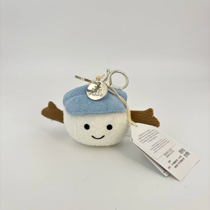 Halloween Soft Fluffy Plush Keychain Kawaii Stuffed Animal Doll Bag Pendant Holiday Gift