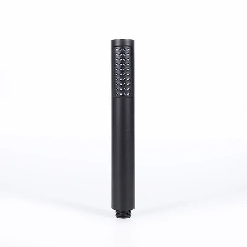 Hand-held Shower Head Plastic Black Bathroom Rainfall Shower Nozzle Aerator High Pressure handheld Shower Head for Bathroom