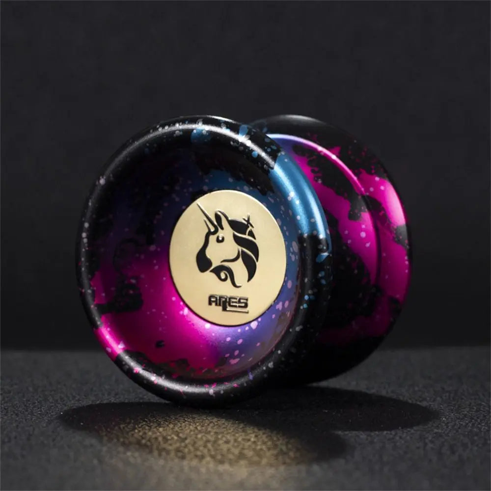 Fashion 10 Ball Bearing Metal Yoyo Alloy Aluminum Unresponsive Yo Yo Toys Professional Spinning String Yoyo Ball Children's