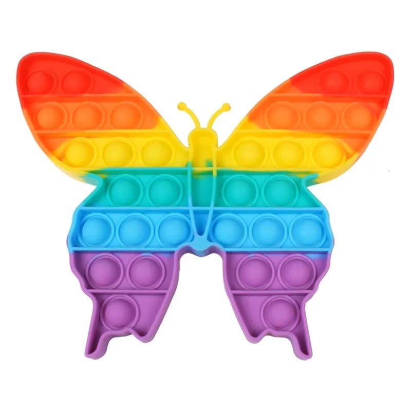 Silicone Decompression Bubble Thinking Chess Puzzle Rainbow Press Music Casual Toy Novelty Toy Adult Toy Squeeze  Stressed Toy