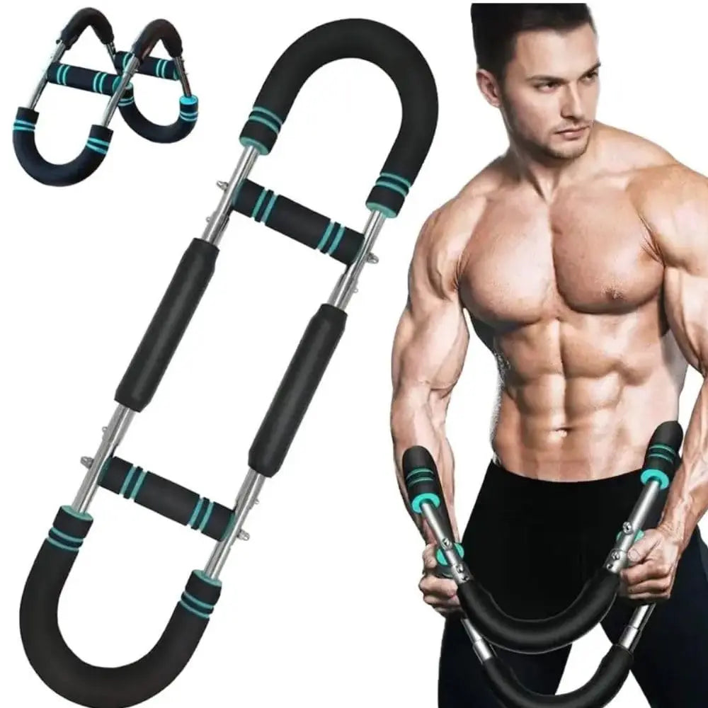 40KG U Shaped Power Twister Bar Hand Gripper Arm Training Equipment Household Fitness Workout Tool For Men And Women