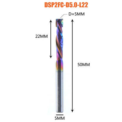 1PC woodwork milling cutter UP & DOWN Cut 2 Flutes Spiral Carbide Milling Tool CNC Router Compression Wood End Mill Cutter Bits