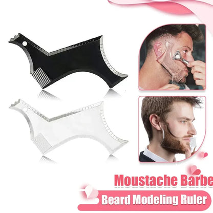 1PC Plastic Beard Comb For Men, Mustache Grooming And Styling Comb, Facial Hair Care Tool,