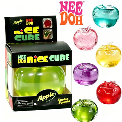 New Schylling Needoh Sensory Cube Pinch Le Glossy Apple Decompression with Slow Rebound Pinch Maltose Decompression Pinch Toy