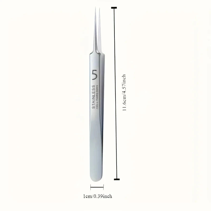 Easy-To-Use Stainless Steel Acne Extractor Set - Hypoallergenic Beauty Tweezers For Clear Skin, Perfect For Beginners
