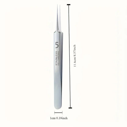 Easy-To-Use Stainless Steel Acne Extractor Set - Hypoallergenic Beauty Tweezers For Clear Skin, Perfect For Beginners